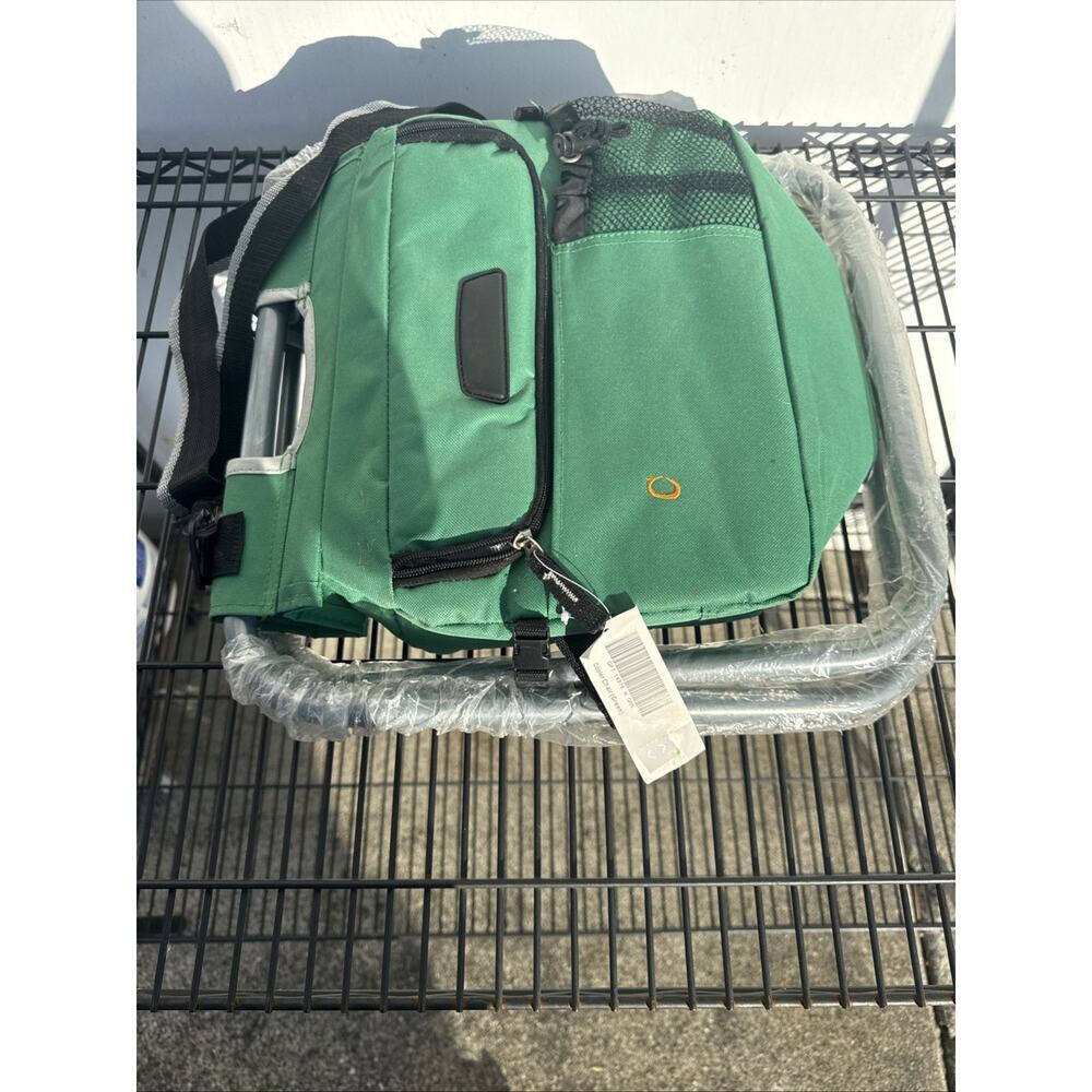 Folding Stool Insulated Cooler with shoulder strap Chair Beach Fishing Camping - Picture 6 of 10